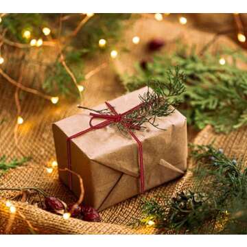 K-Kraft Red Stretch Loops for Effortless Gift-Wrapping