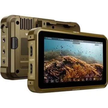 Atomos Ninja 5.2" 4K HDMI Recording Monitor with Atomos 5" Accessory Kit (Version II) for Select Shinobi and Ninja Monitors, Swivel and Tilt Adjustable Monitor Mount Bundle Set