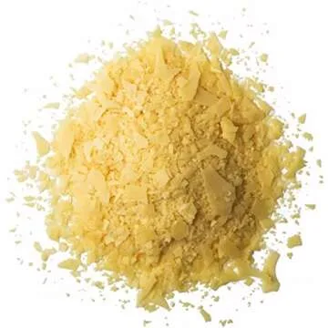 TooGet Carnauba Wax Flakes, Natural Multipurpose Wax Bulk for Craft DIY, Candle Making, Wood Polishi...
