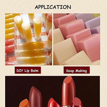 TooGet Carnauba Wax Flakes, Natural Multipurpose Wax Bulk for Craft DIY, Candle Making, Wood Polishing - 8 OZ