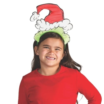 Color Your Own Dr. Seuss Grinch Headbands - 12 Pack