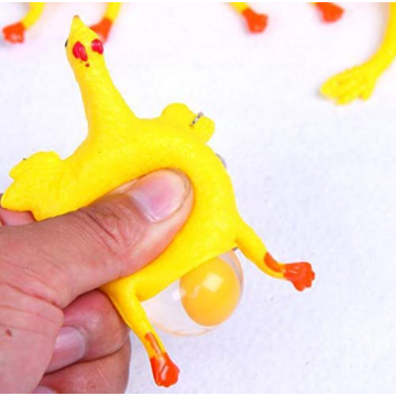 Funny Squishy Chicken Toy for Stress Relief and Fun