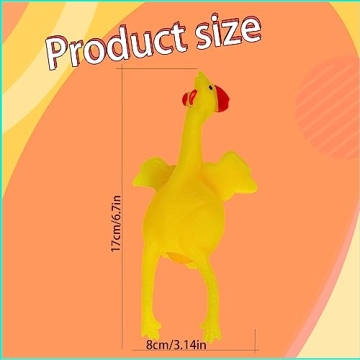 Funny Squishy Chicken Toy for Stress Relief and Fun