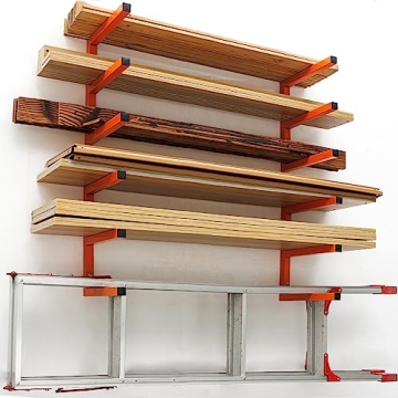 Heavy Duty Wood Storage Rack - Organize Your Space Effortlessly