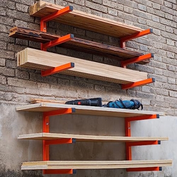 Heavy Duty Wood Storage Rack - Organize Your Space Effortlessly
