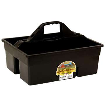 Little Giant® DuraTote | Ultimate Horse Grooming Organizer | Impact Resistant Tote Box