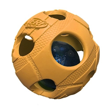 Nerf Dog Bash Ball Toy - Interactive LED Fetch Fun for Dogs