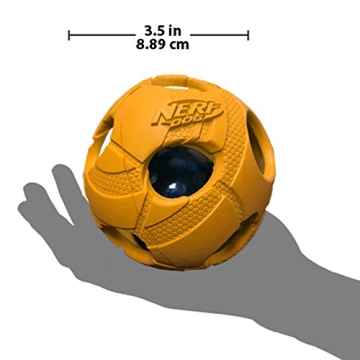 Nerf Dog Bash Ball Toy - Interactive LED Fetch Fun for Dogs