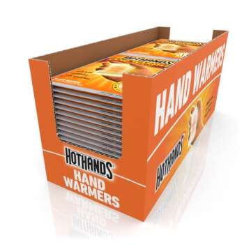 HotHands Hand Warmers - Long Lasting Natural Odorless Air Activated Warmers & Toe Warmers - Long Lasting Safe Natural Odorless Air Activated Warmers - Up to 8 Hours