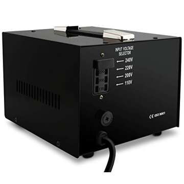ROCKSTONE POWER 2000 Watt Heavy Duty Voltage Converter Transformer - Versatile AC Step Up/Down Power...