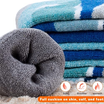 Hylaea Kids Merino Wool Ski Socks for Winter Fun