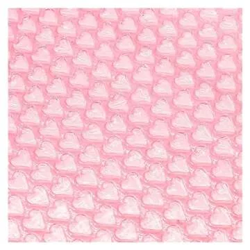 WaWayu 20cmx5 Meter Pink Love Heart Air Bubble Cushioning Wrap Rolls Party Favors Gifts Box Packing Filler Foam Wrap Roll Wedding Decor