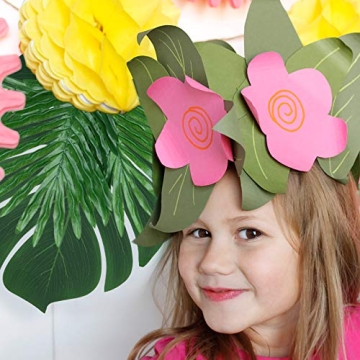 ElaDeco Tropical Faux Leaves for Parties and Home Decor