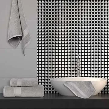 NOVA Luxury Turkish Towel Set - 6 Pcs Mirage Grey