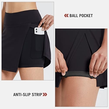 BALEAF Women's High Waisted Athletic Golf Skorts with Pockets