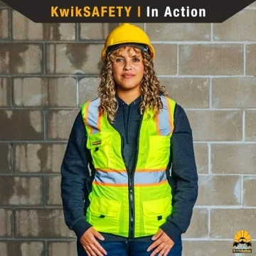 KwikSafety Women’s Safety Vest with Snug-Fit & Pockets