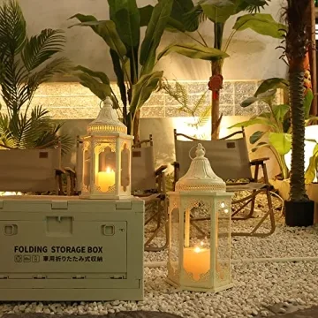 NEEDOMO Decorative Lanterns Set for Indoor and Outdoor