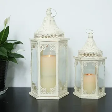 NEEDOMO Decorative Lanterns Set for Indoor and Outdoor