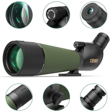 Gosky 20-60x80 Spotting Scope - High Definition Optics