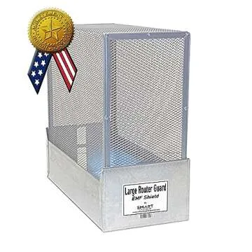 Large WiFi Router Guard Cover (Made in The US!) Blocks About 90% of The EMF Your Router emits so You can Still use The Router While reducoing EMF Exposure