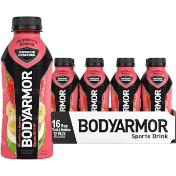 BODYARMOR Sports Drink Sports Beverage, Strawberry Banana, Natural Flavors With Vitamins, Potassium-...