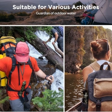 Membrane Solutions Personal Water Filter Portable Gear Essential