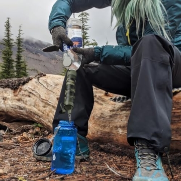 Membrane Solutions Personal Water Filter Portable Gear Essential