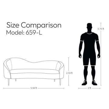 Luxurious Velvet Loveseat with Gold Legs - Modern Elegance