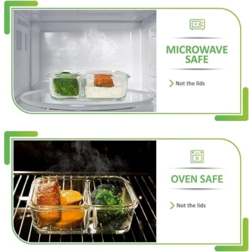 PrepNaturals Glass Meal Prep Containers - Eco-Friendly Solution