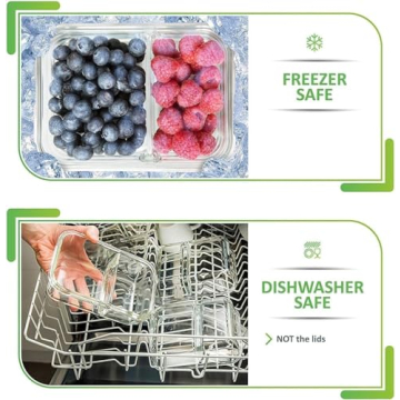 PrepNaturals Glass Meal Prep Containers - Eco-Friendly Solution