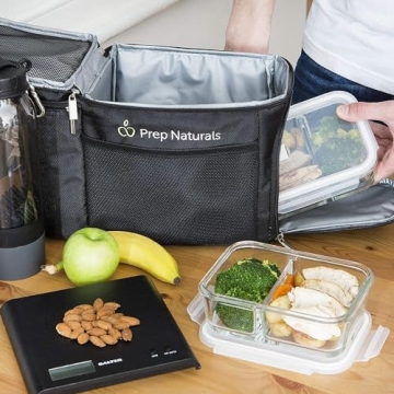 PrepNaturals Glass Meal Prep Containers - Eco-Friendly Solution