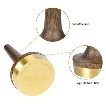 belaDESIGN Black Walnut Wooden Ring Holder, Wood Crafts Stand Jewelry Display, Gift for Engagement, Wedding Ceremony, Anniversary, Valentine's, Men and Women, 1 Pack