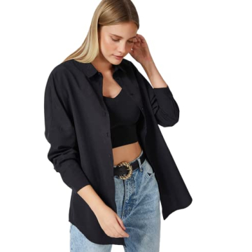 BIG DART Oversized Button Down Shirts for Women, Casual Summer Blouses for Every Occasion