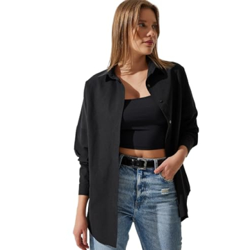 BIG DART Oversized Button Down Shirts for Women, Chic Look