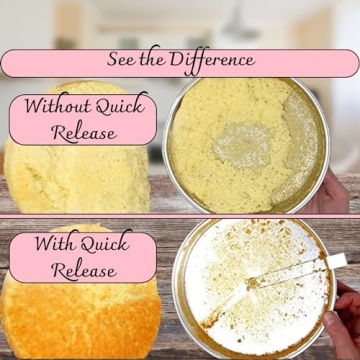 Quick Release Easy-Out Cake Pan Set for Perfect Baking