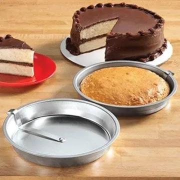 Quick Release Easy-Out Cake Pan Set for Perfect Baking