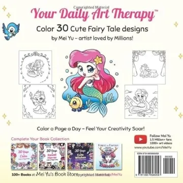 Fairy Tale Chibis Coloring Book - 30 Days of Fun Art