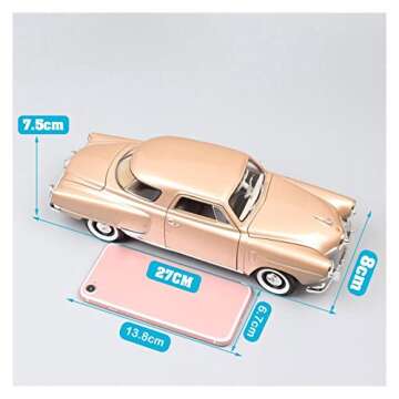 shuicui for Studebaker Champion 1950 1 18 Alloy Simulation Vintage Car Model Souvenir Ornaments Disp...
