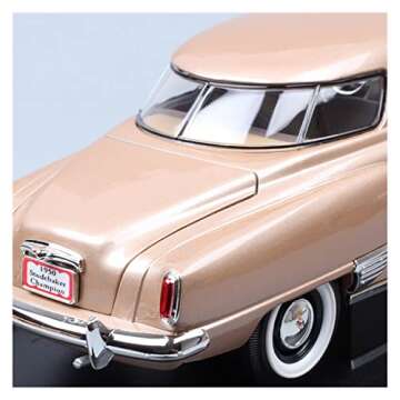 shuicui for Studebaker Champion 1950 1 18 Alloy Simulation Vintage Car Model Souvenir Ornaments Display(Blue)