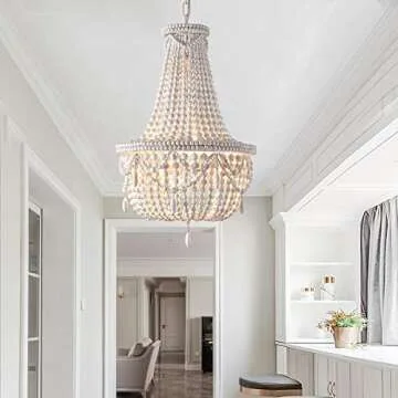 Stunning KunMai Beaded Chandelier for Your Home