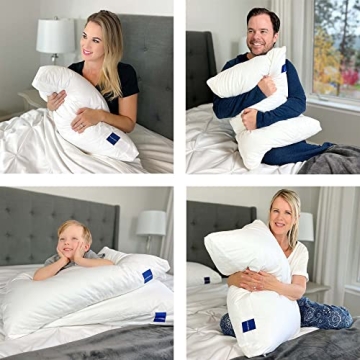 ACCURATEX Queen Size Hybrid Pillows for Restful Sleep