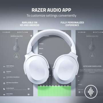 Razer BarracudaxWireless Gaming & Mobile Headset, White (Renewed)