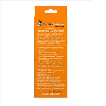 ThunderEssence Dog Calming Essential Oils | All-Natural Lavender, Chamomile and Egyptian Geranium | Vet Recommended |4 FL OZ. Spray