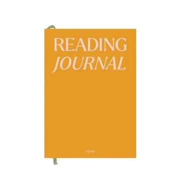 Papier Reading Journal - Yellow, Curated Recommendations & Book Club Prompts