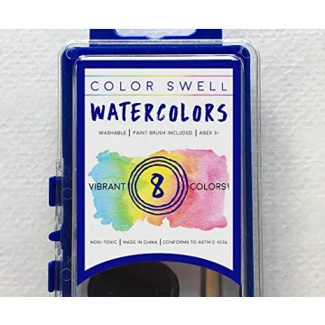 Color Swell Watercolor Paint Set for All Ages, 10 Pack