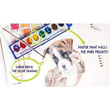 Color Swell Watercolor Paint Set for All Ages, 10 Pack
