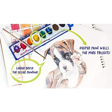 Color Swell Watercolor Paint Set for All Ages, 10 Pack