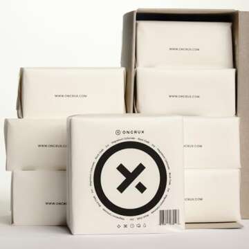 ONCRUX Gym Chalk Blocks - 8 Pack of Premium Workout Chalk for Weightlifting & Climbing