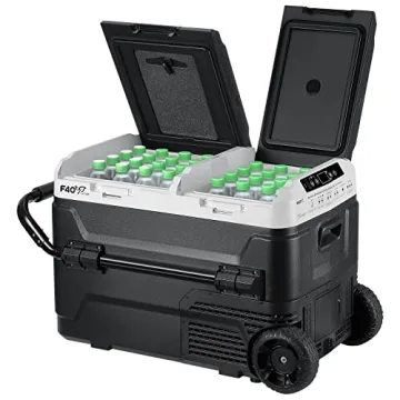 F40C4TMP 12 Volt Portable Refrigerator - 45 Quart Dual Zone with Independent Temperature Control