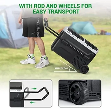 F40C4TMP Portable Refrigerator Dual Zone 45 Quart